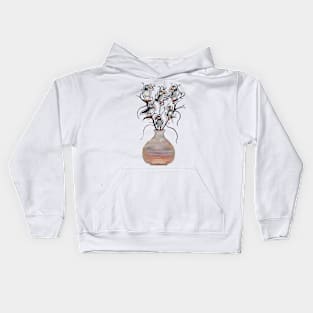 Vase of puffins Kids Hoodie